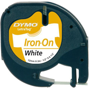 DYMO CINTA LETRATAG IRON-ON 12mm x 2m BLANCO S0718850